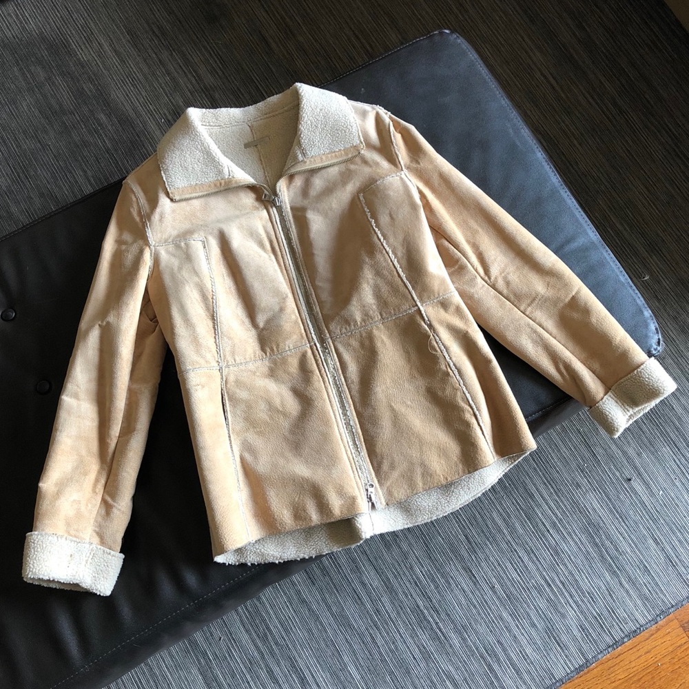 Guess leather coat